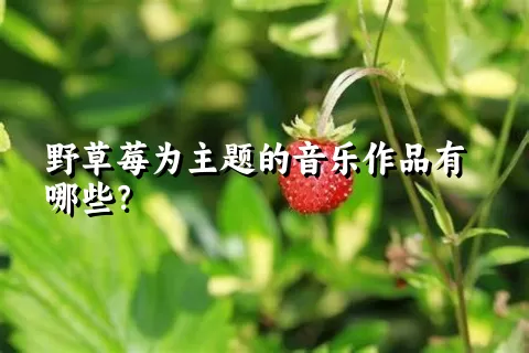 野草莓为主题的音乐作品有哪些？