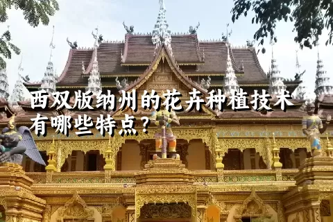 西双版纳州的花卉种植技术有哪些特点？