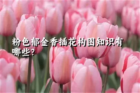 粉色郁金香插花构图知识有哪些？