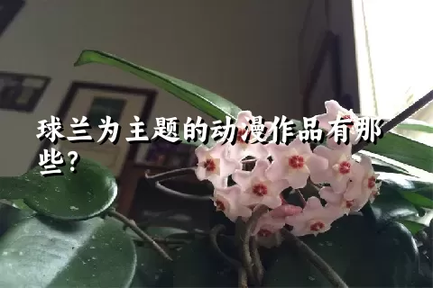 球兰为主题的动漫作品有那些？