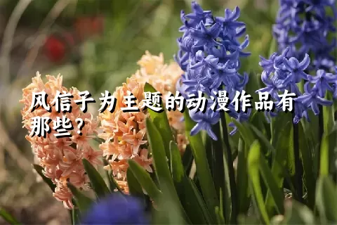 风信子为主题的动漫作品有那些？