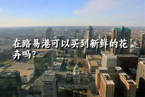 在路易港可以买到新鲜的花卉吗？