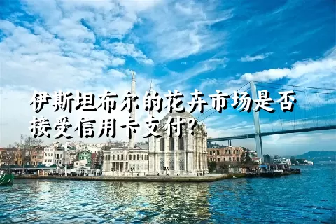 伊斯坦布尔的花卉市场是否接受信用卡支付？
