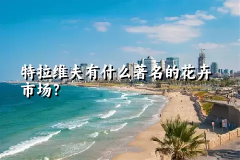 特拉维夫有什么著名的花卉市场？
