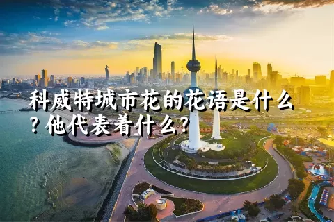 科威特城市花的花语是什么？他代表着什么？