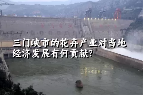 三门峡市的花卉产业对当地经济发展有何贡献？