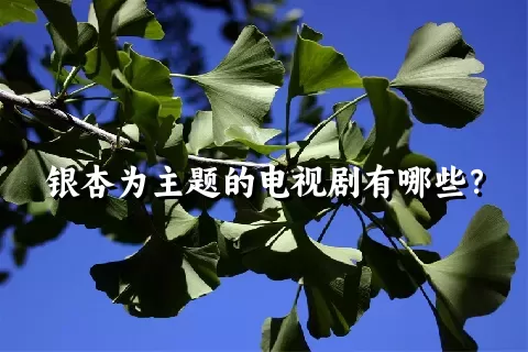 银杏为主题的电视剧有哪些？