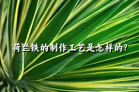荷兰铁的制作工艺是怎样的？