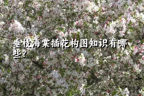 垂枝海棠插花构图知识有哪些？