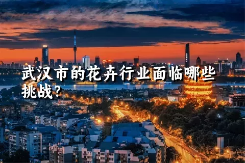 武汉市的花卉行业面临哪些挑战？