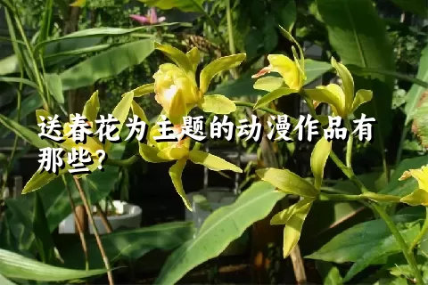 送春花为主题的动漫作品有那些？