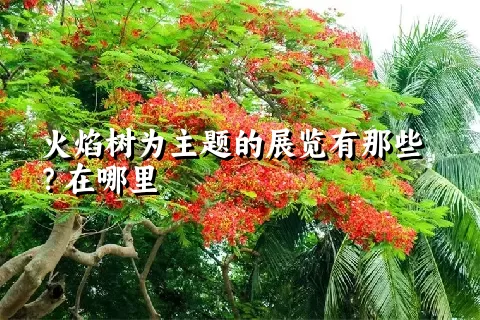 火焰树为主题的展览有那些？在哪里