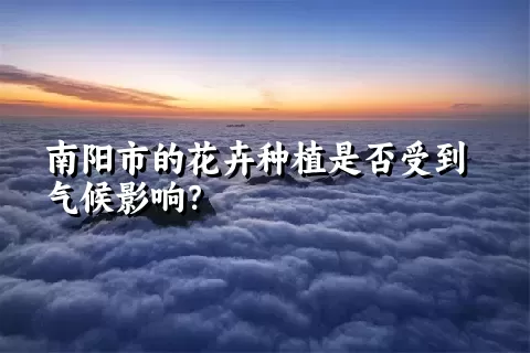 南阳市的花卉种植是否受到气候影响？