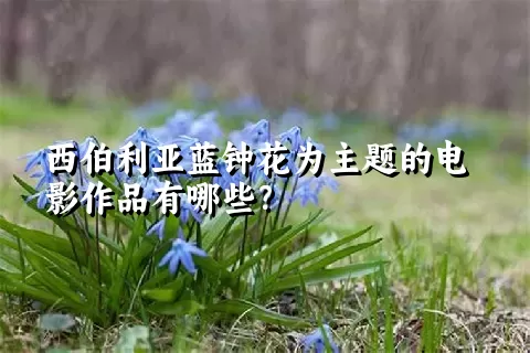 西伯利亚蓝钟花为主题的电影作品有哪些？