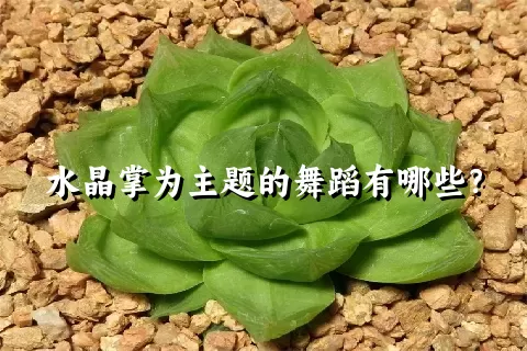 水晶掌为主题的舞蹈有哪些？