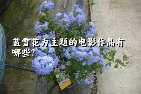 蓝雪花为主题的电影作品有哪些？