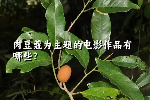 肉豆蔻为主题的电影作品有哪些？