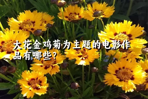 大花金鸡菊为主题的电影作品有哪些？