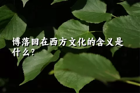 博落回在西方文化的含义是什么？
