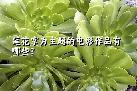 莲花掌为主题的电影作品有哪些？