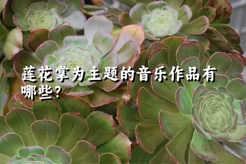 莲花掌为主题的音乐作品有哪些？