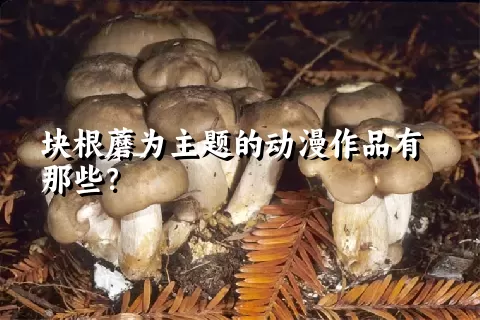 块根蘑为主题的动漫作品有那些？